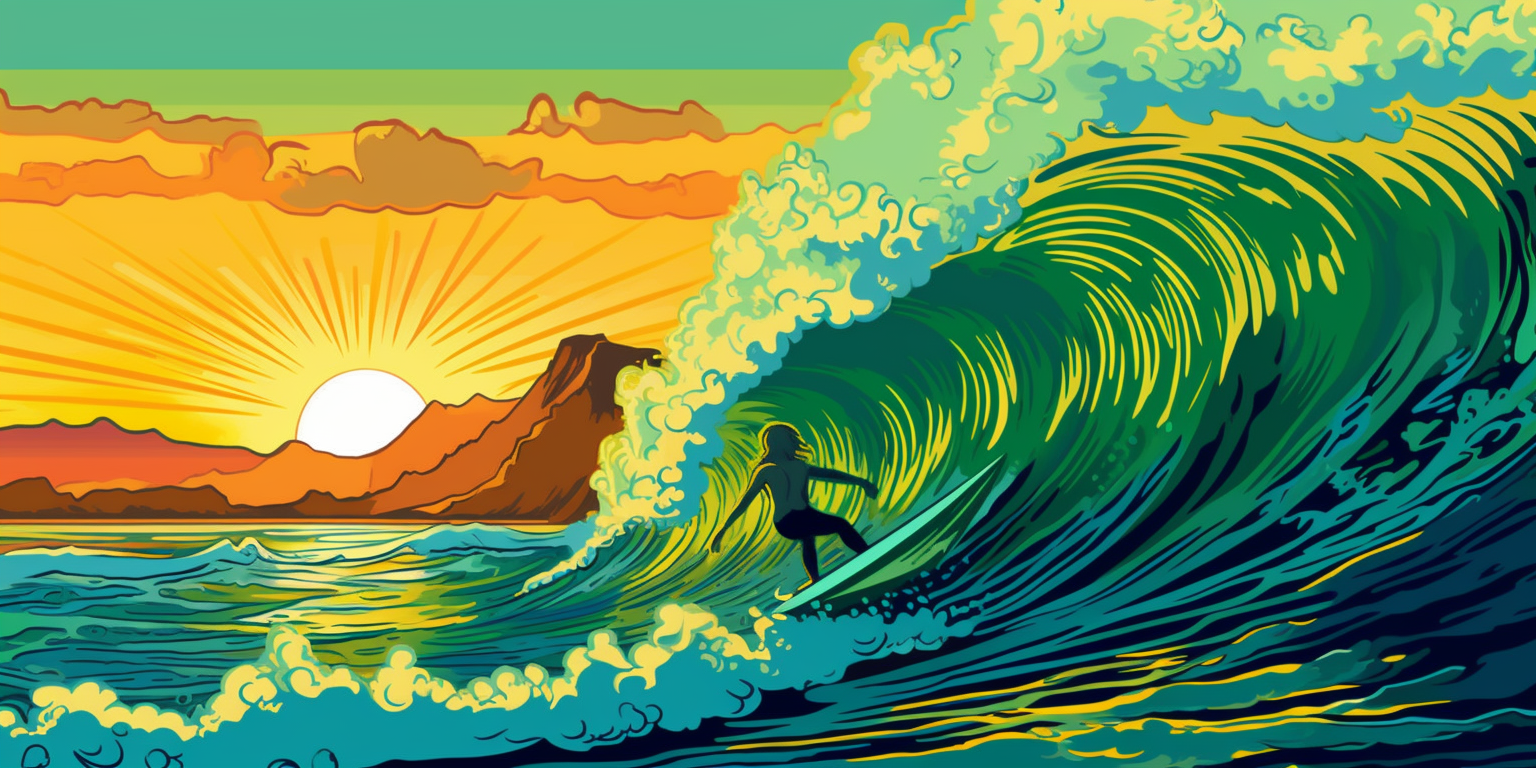 Surfer de Malibu